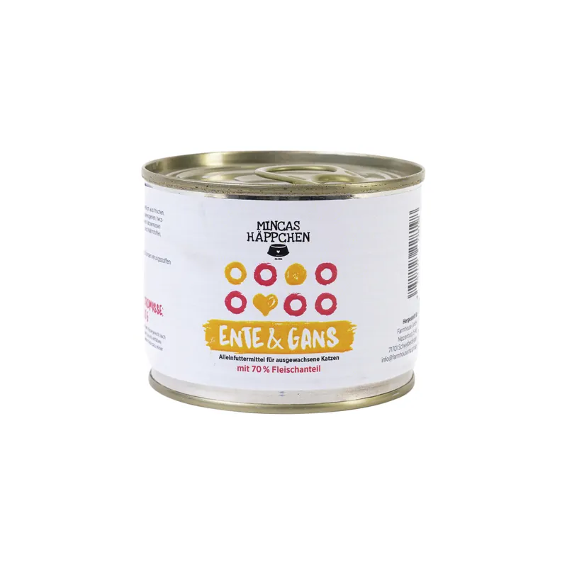 Bestseller MINCAS HÄPPCHEN Ente & Gans 200 g